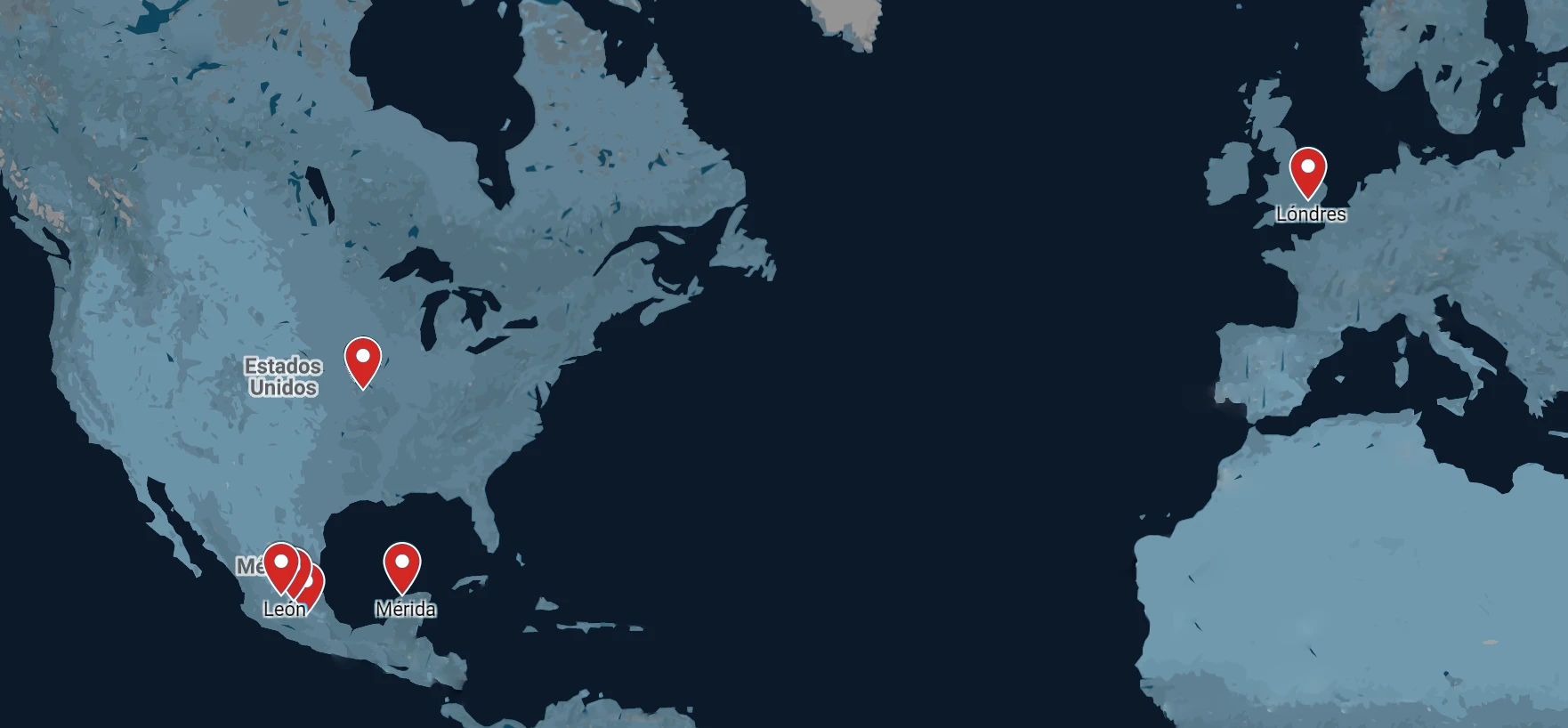 Mapa distribuidores